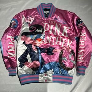 HeadGear Classics Mens Pink Panther Satin Jacket Size L NWT